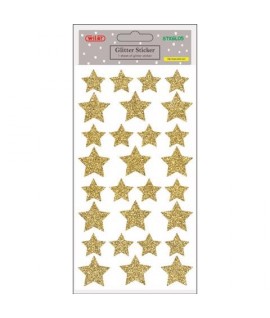 STICKERS WILER STELLINE GLITTER ORO