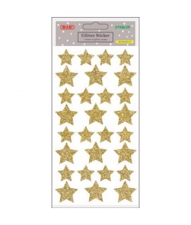 STICKERS WILER STELLINE GLITTER ORO