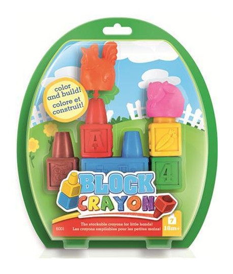 WOOKY 6001 FARM BLOCK CRAYONS 7PZ