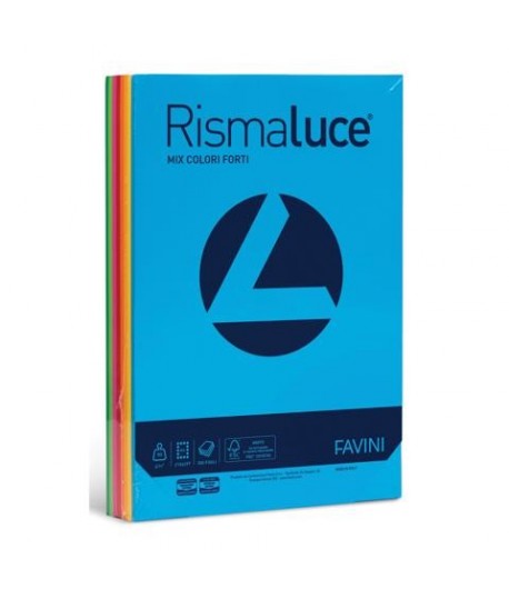 CARTA RISMALUCE 90G A4 MIX INTENSI 300FF