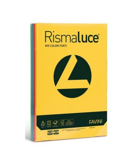 CARTA RISMALUCE 200G A4 MIX INTENSI 125F