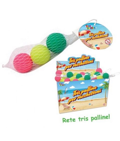 TOYS 53004 SET 3 PALLINE * RACCHETTONI