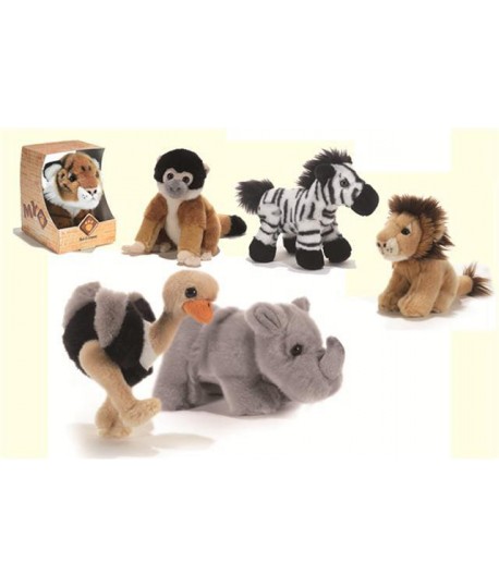 PLUSH 15801 ANIMALI GIUNGLA CM 16