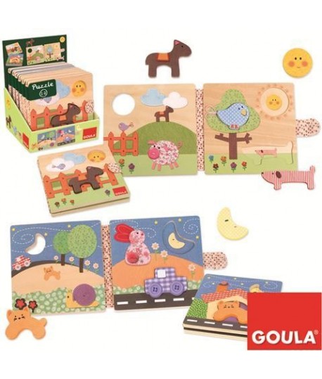 GOULA 53089 PUZZLE DOPPIO LEGNO