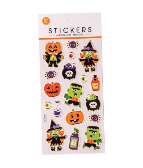 STICKERS HALLOWEEN METALLIZZATI CT9369