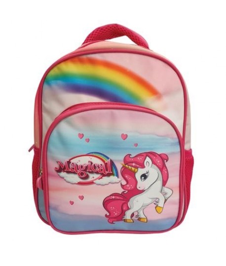 ZAINO ASILO UNICORNO CM.30 C/TASCA 0631