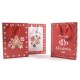 SHOPPER NATALE ROSSO/BIA. 26X13X32 94022