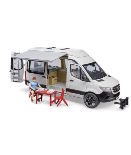 BRUDER 02672 CAMPER MERCEDES C/AUTISTA