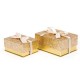 SET SCATOLE GLITTER ORO 24PZ RETT 18638