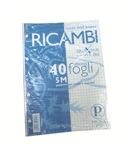 RICAMBIO PIGNA FORATO QUAXIMA A5 40FF 5M