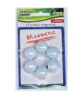 MAGNETI LEBEZ MR20 D.2CM BIANCO 12PZ