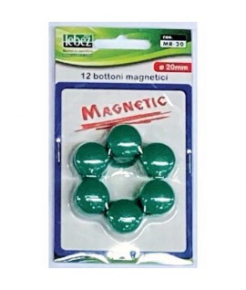 MAGNETI LEBEZ MR20 D.2CM VERDE 12PZ