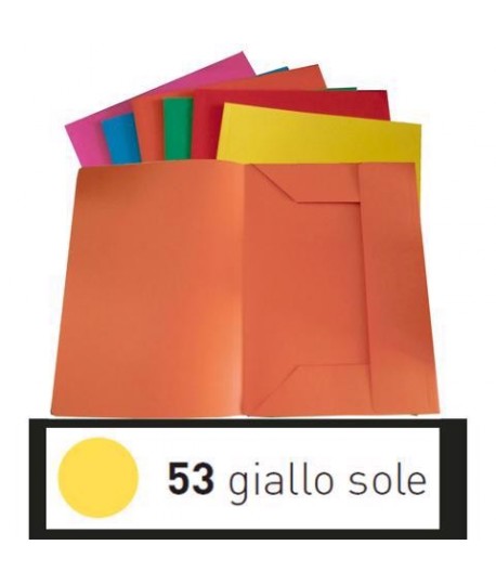 CARTELLA 3 LEMBI FAVINI GIALLO 25PZ