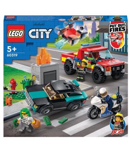LEGO CITY 60319 SOCCORSO ANTINCENDIO E