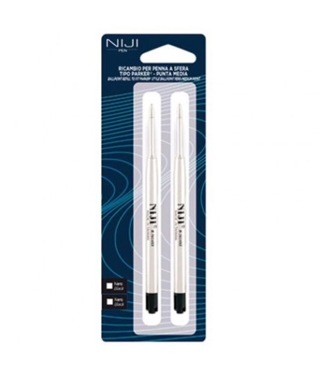 NIJI 61912 REFILL TIPO PARKER NERO 2PZ