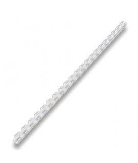 SPIRALE PLAST. COMB D.19MM BIANCO 100PZ